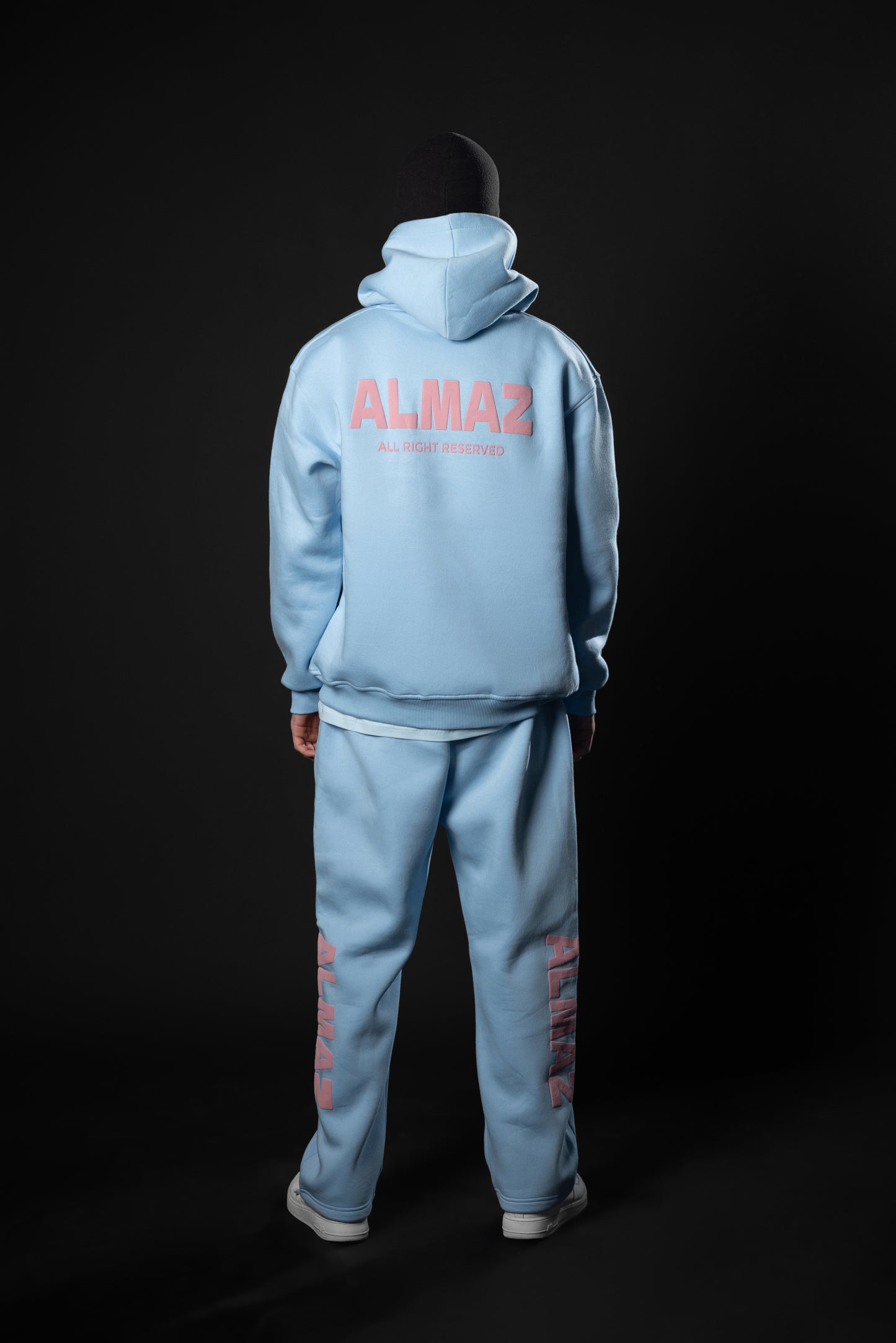 BABY BLUE AMAZ SET / PINK FONTS