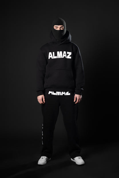 BLACK ALMAZ SET / WHITE FONTS