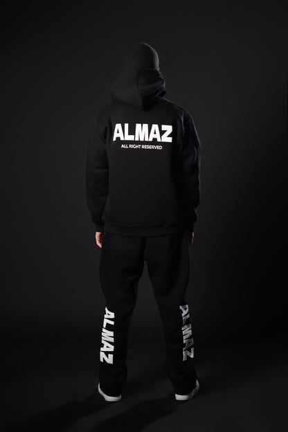 BLACK ALMAZ SET / WHITE FONTS
